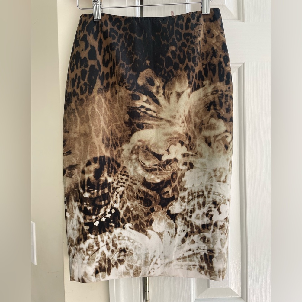 Ellie Tahari silk pencil skirt